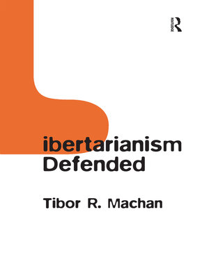 cover image of Libertarianism Defended